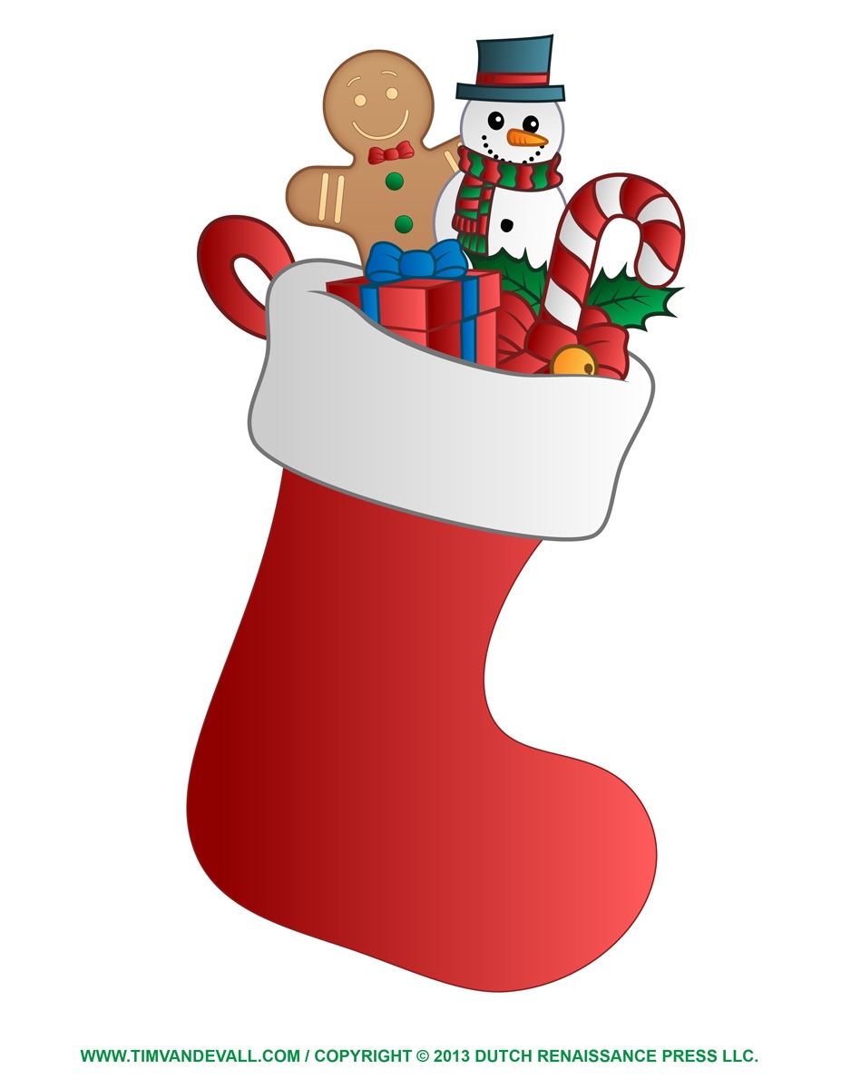 Printable Xmas Stockings