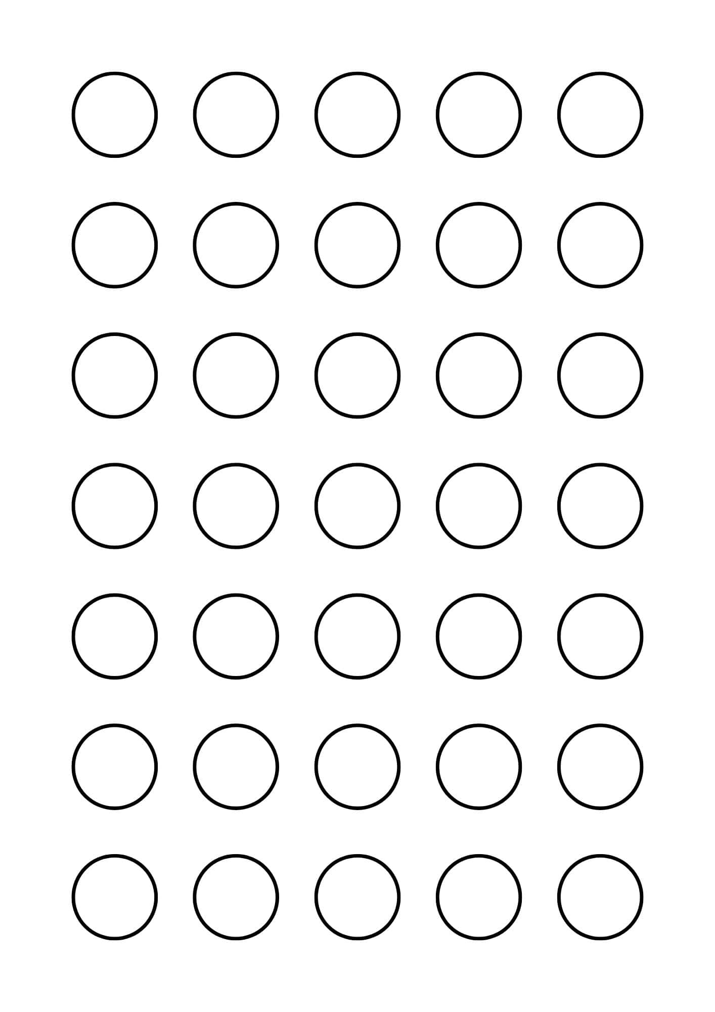 Free Circle Template Printable 12 Different Sizes The Pink 