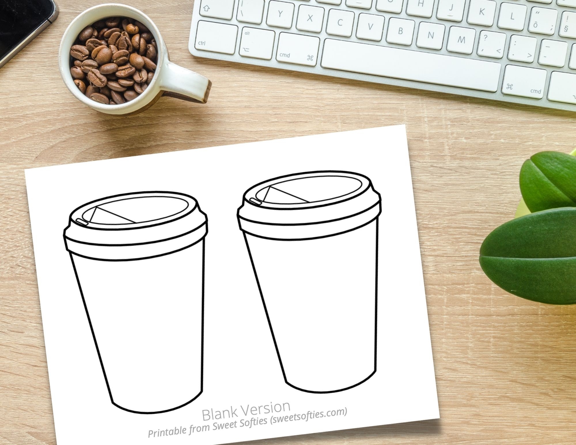 Free Coffee Cup Printable For Crochet amp Knit Coffee Sleeves 