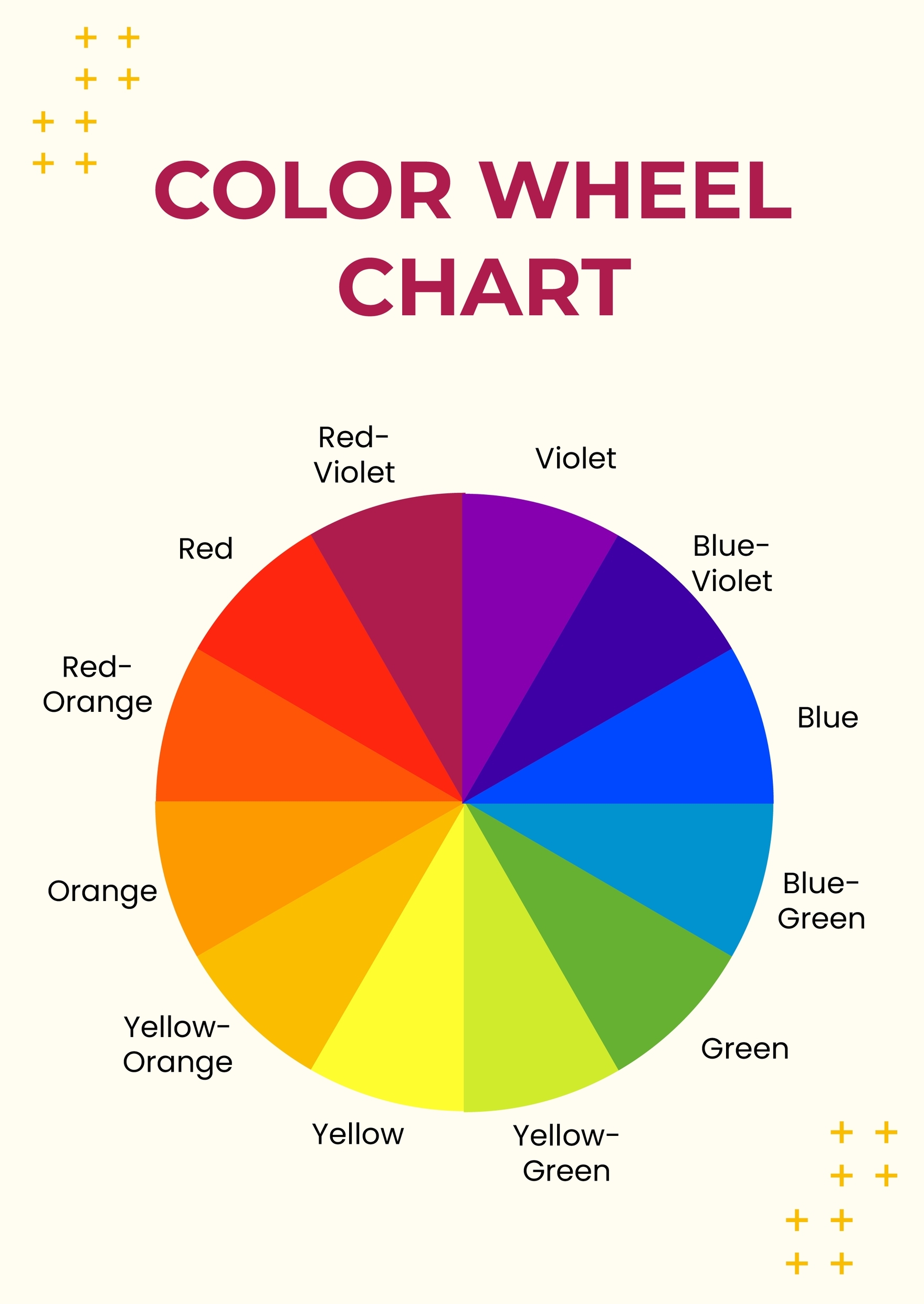 Color Wheel Printable