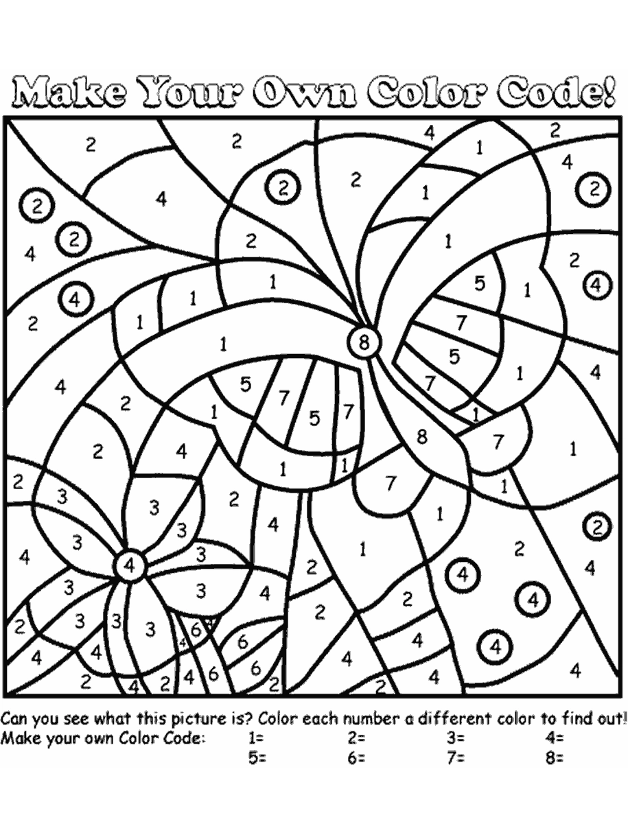 Free Color By Number Printables