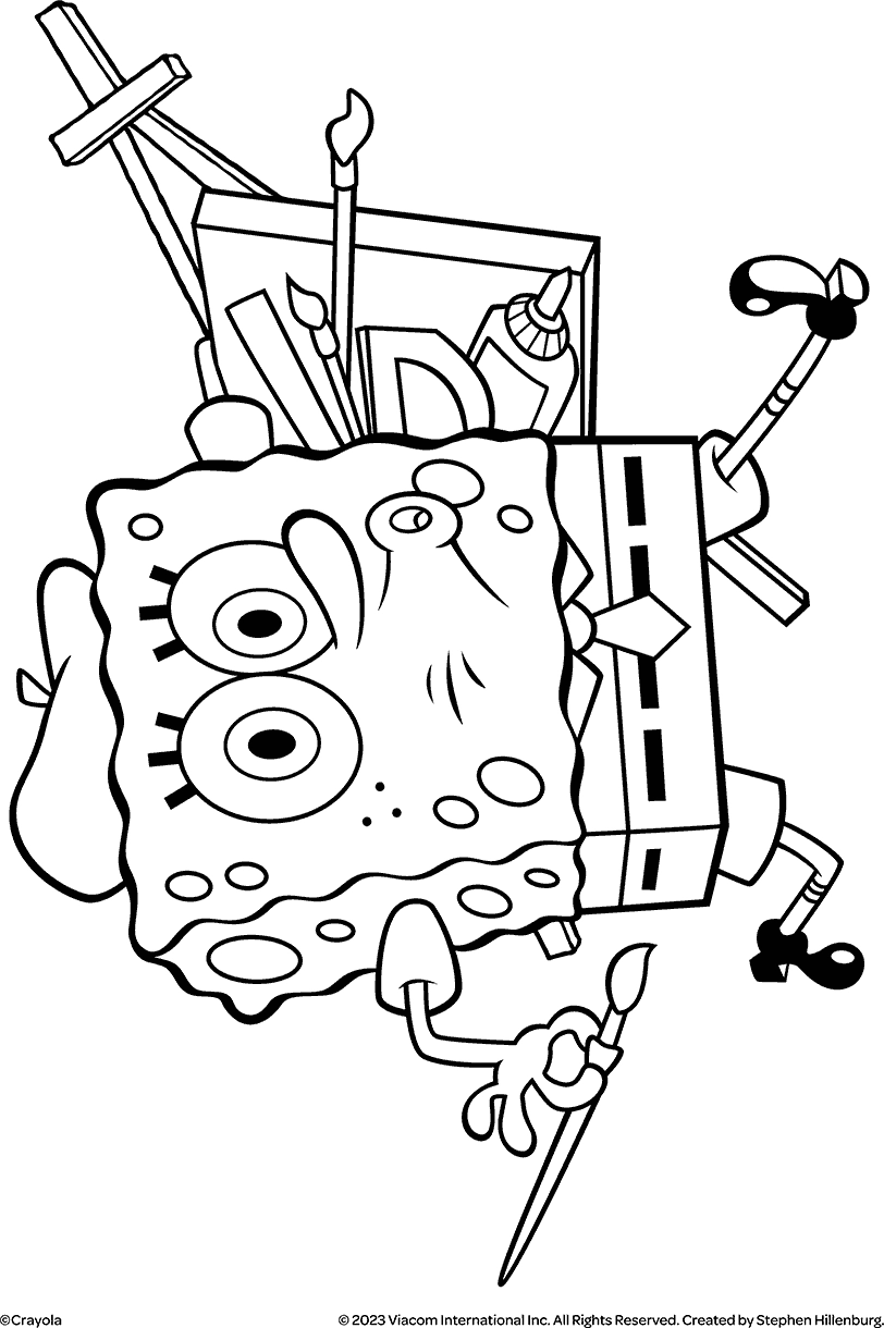 Spongebob Coloring Pages Printable Free