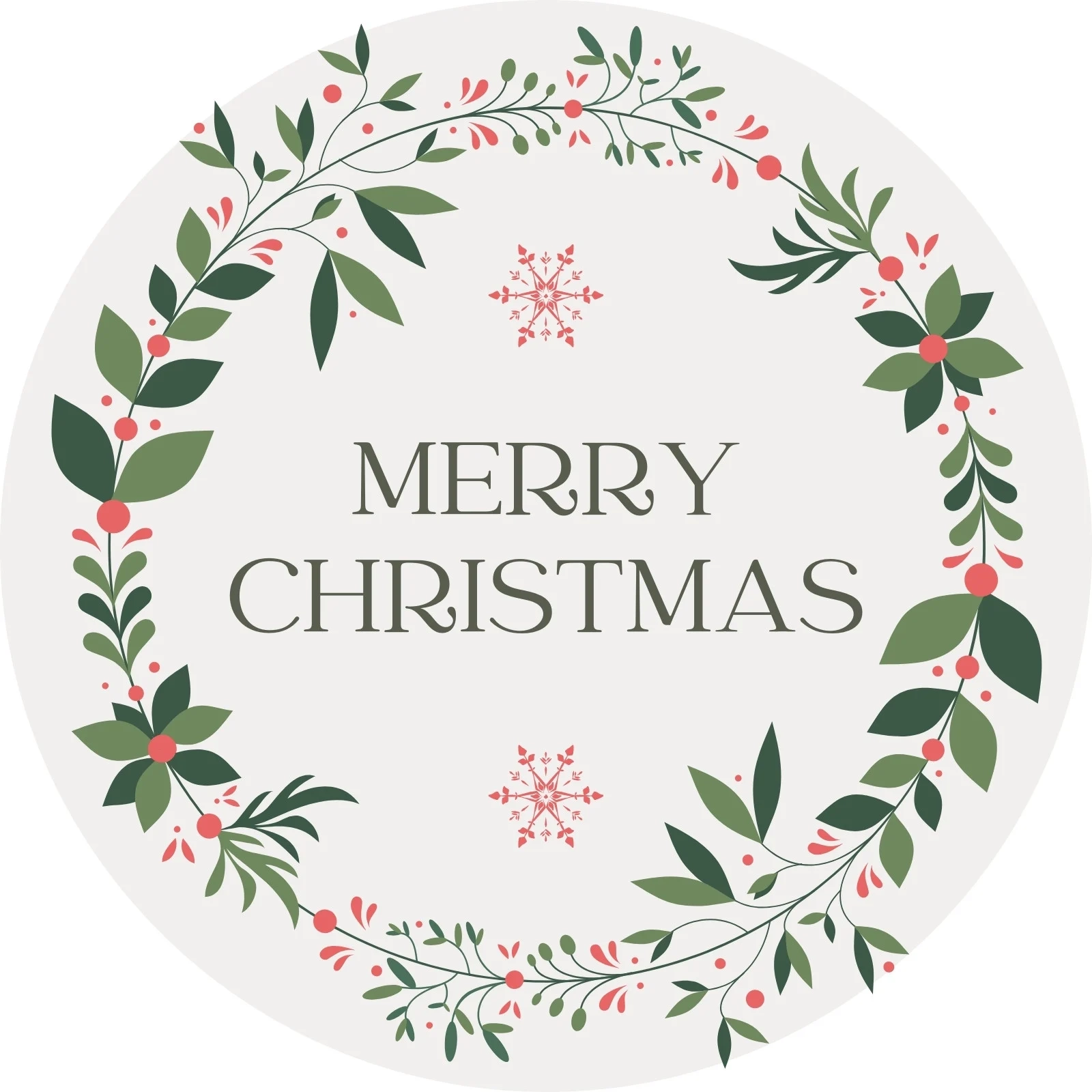 Free Custom Printable Christmas Stickers Canva