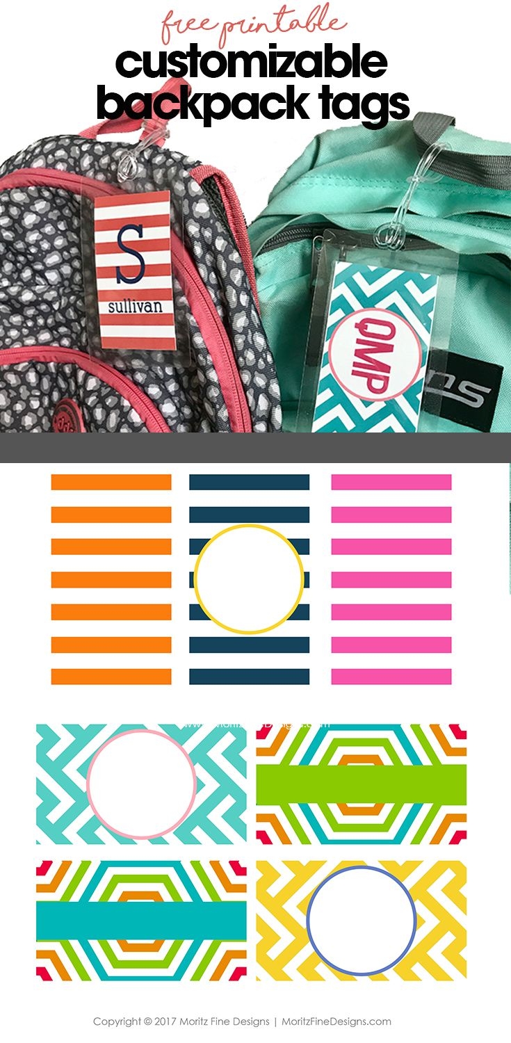 Free Printable Bag Tags