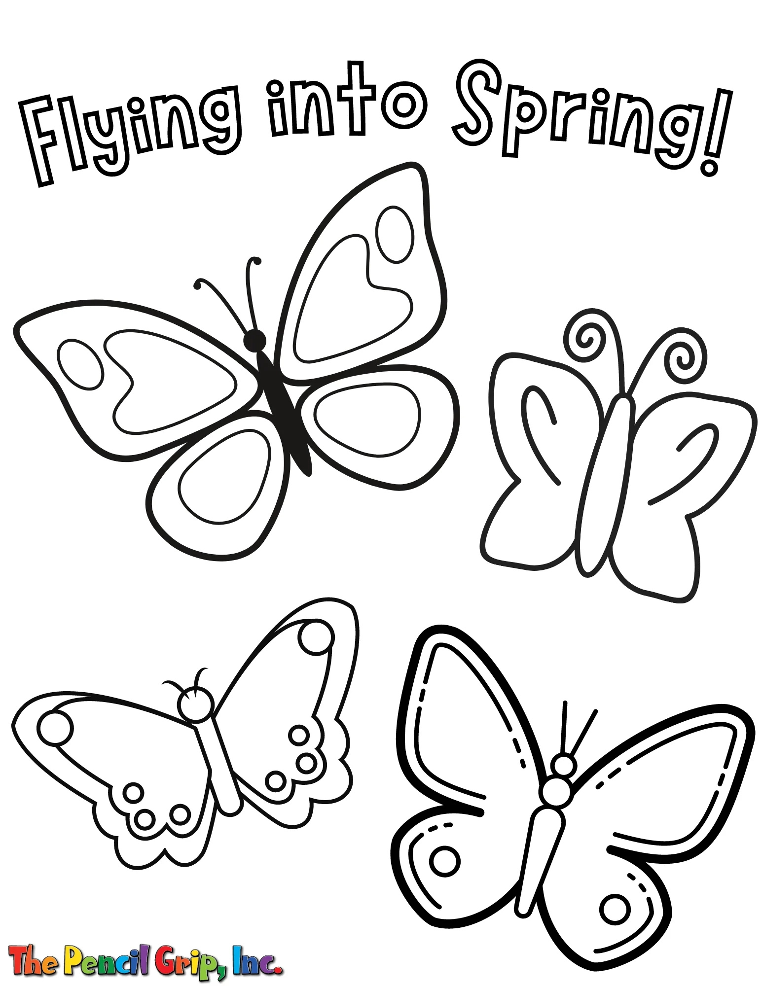 Spring Coloring Pages Printable