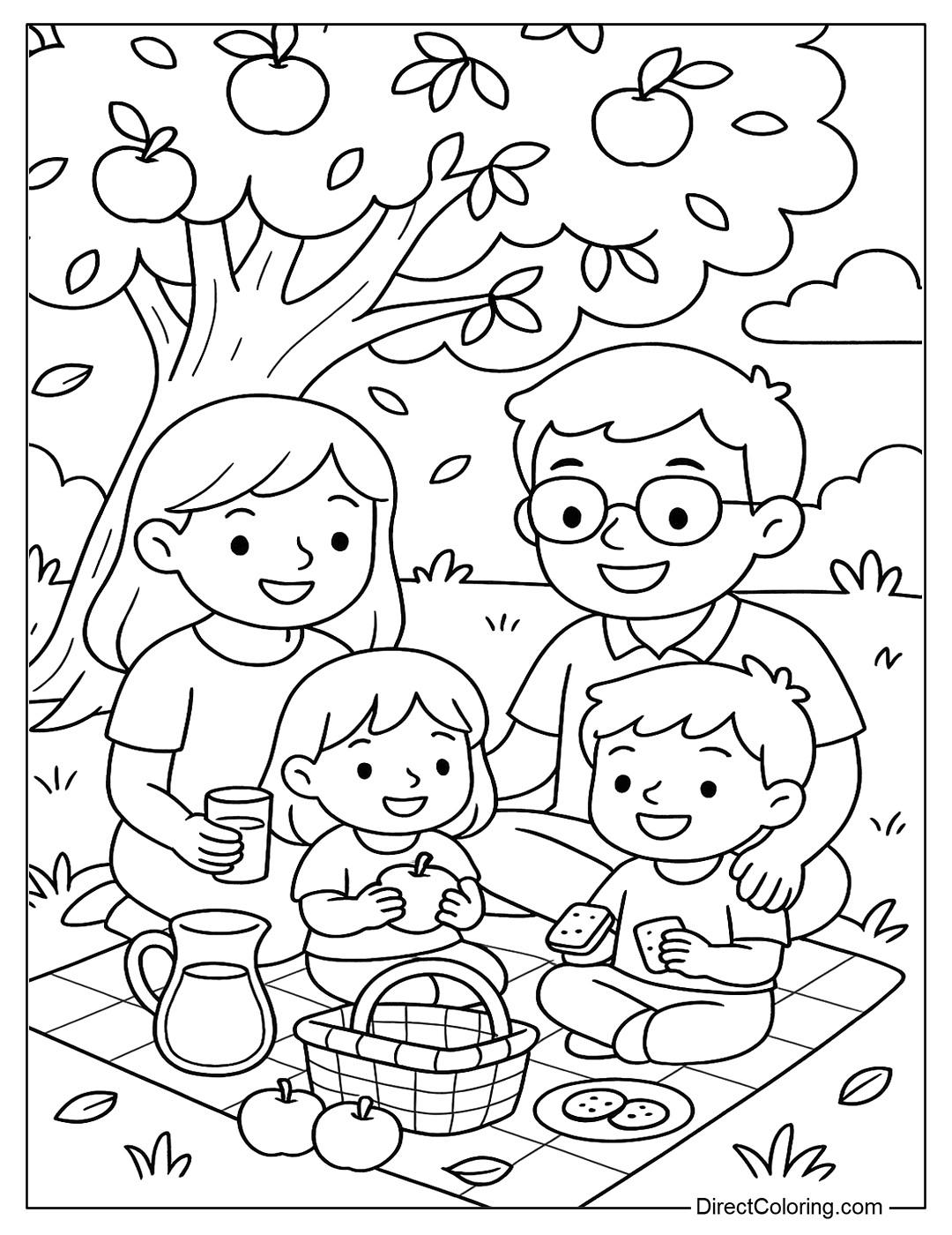 Free Family Day Coloring Pages Celebrate Love Togetherness amp Home