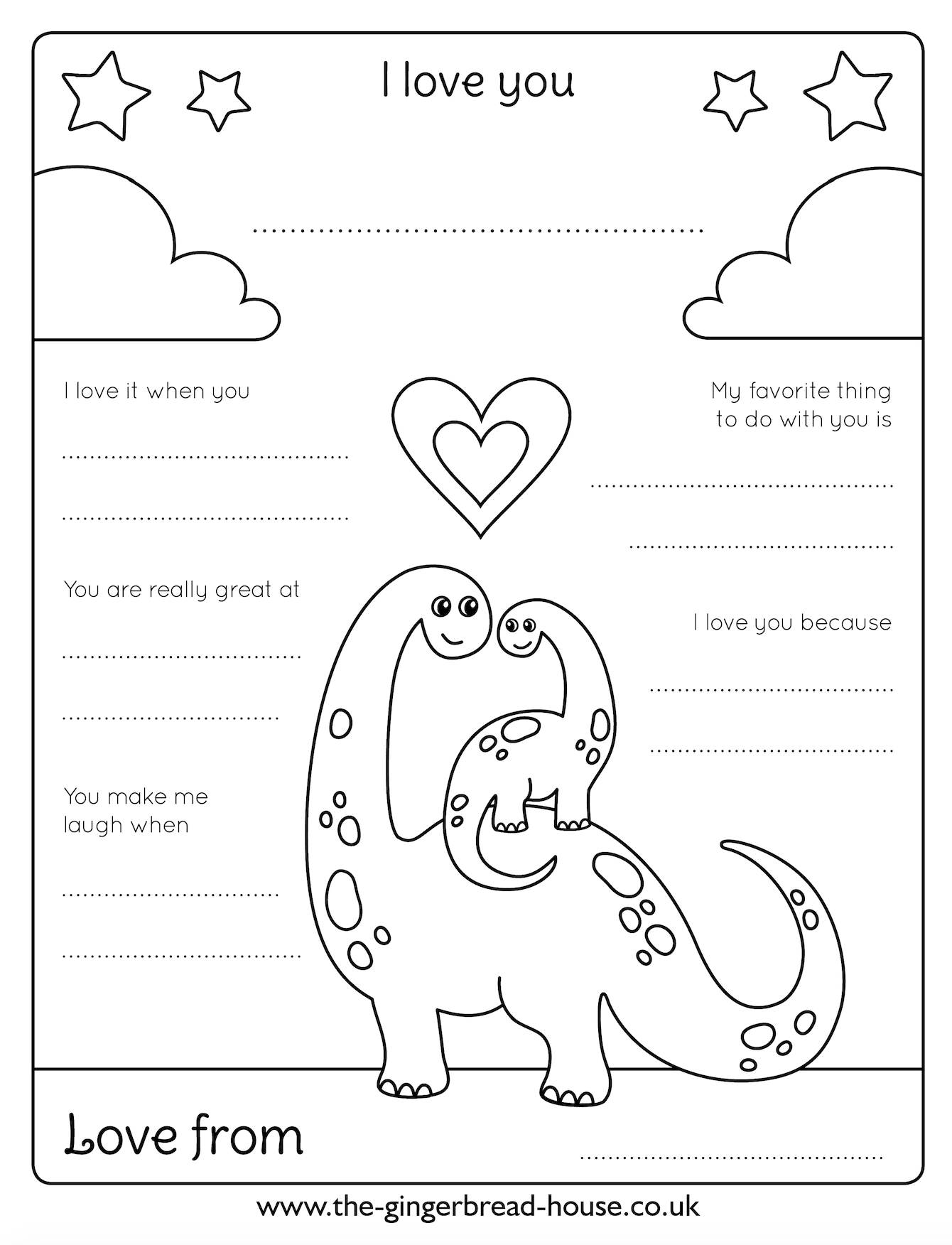 Free Father s Day Colouring Sheet And Printable The gingerbread 