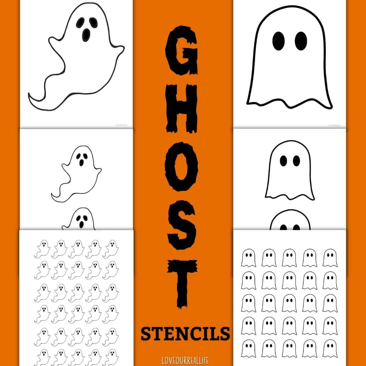Ghost Stencils Printable