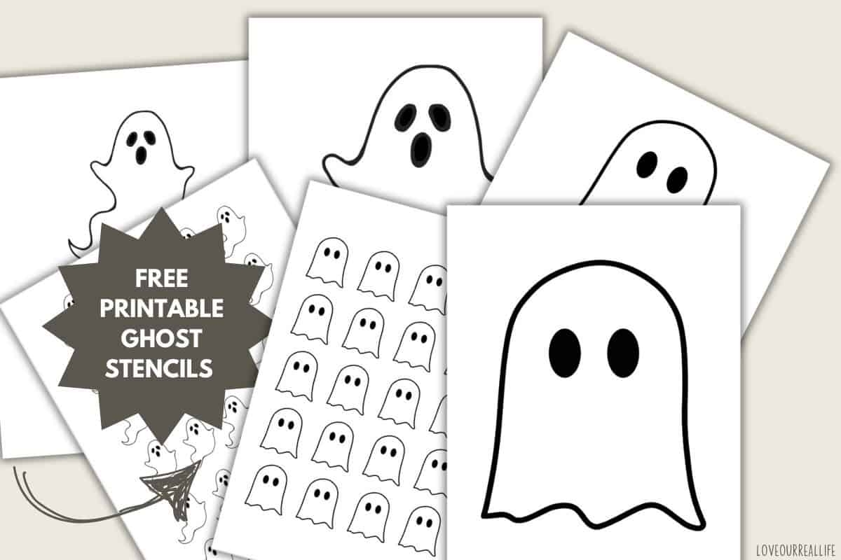 Free Ghost Outline Printable Simple Ghost Drawing amp Halloween 