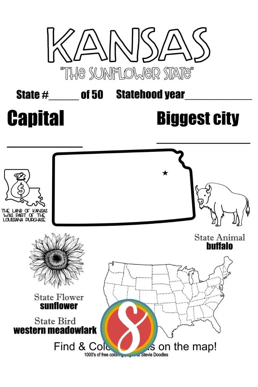 Printable Kansas Day