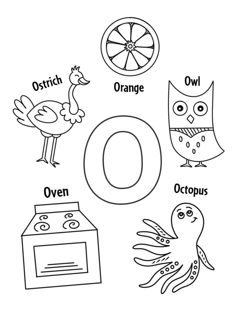 Letter O Printable