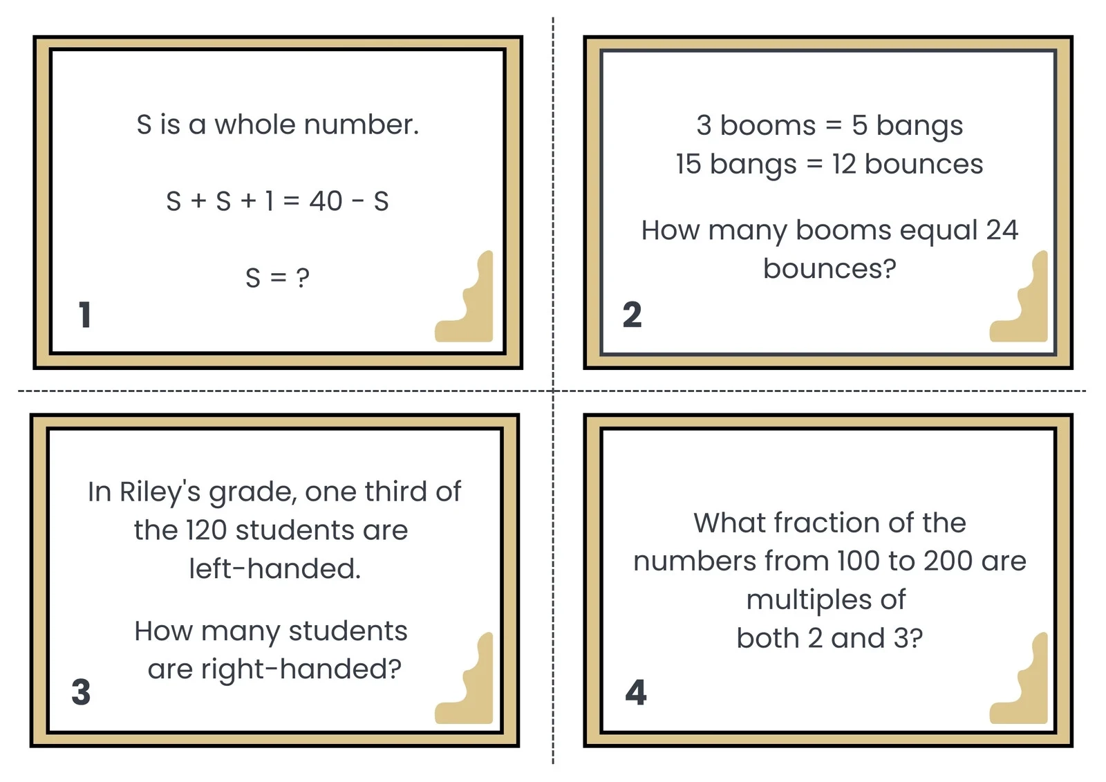 Math In A Flash Flashcards
