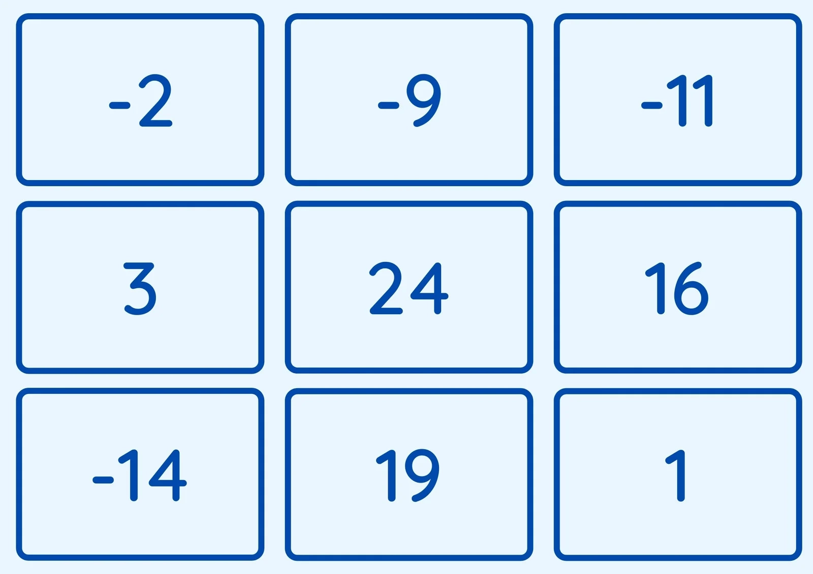 Free Math Flashcard Templates To Edit And Print Canva