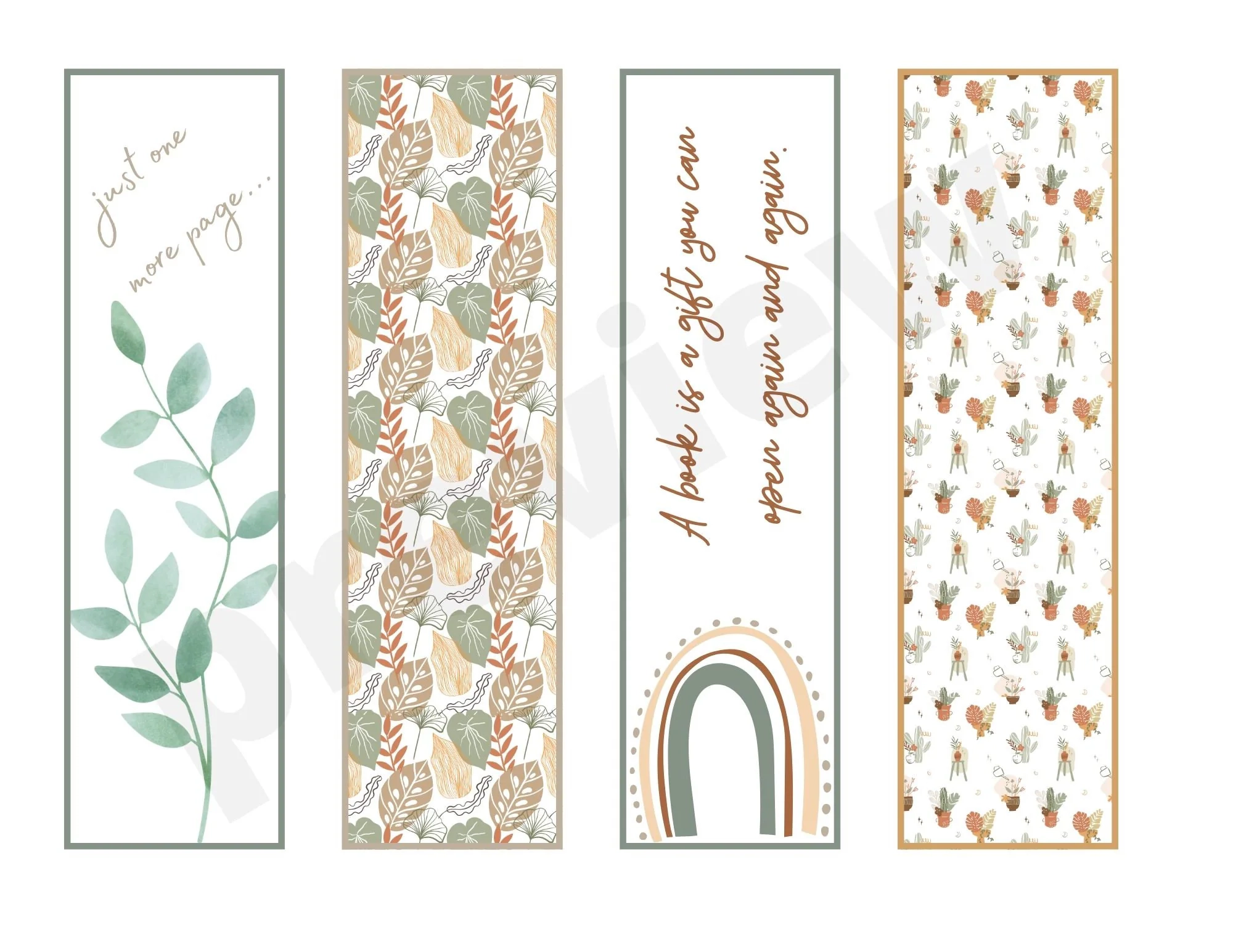 Free PDF Cute Printable Bookmarks For Adults Printable Free 