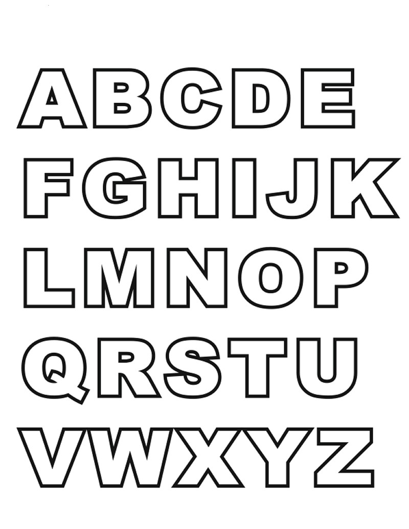 Free Printable Coloring Pages Alphabet
