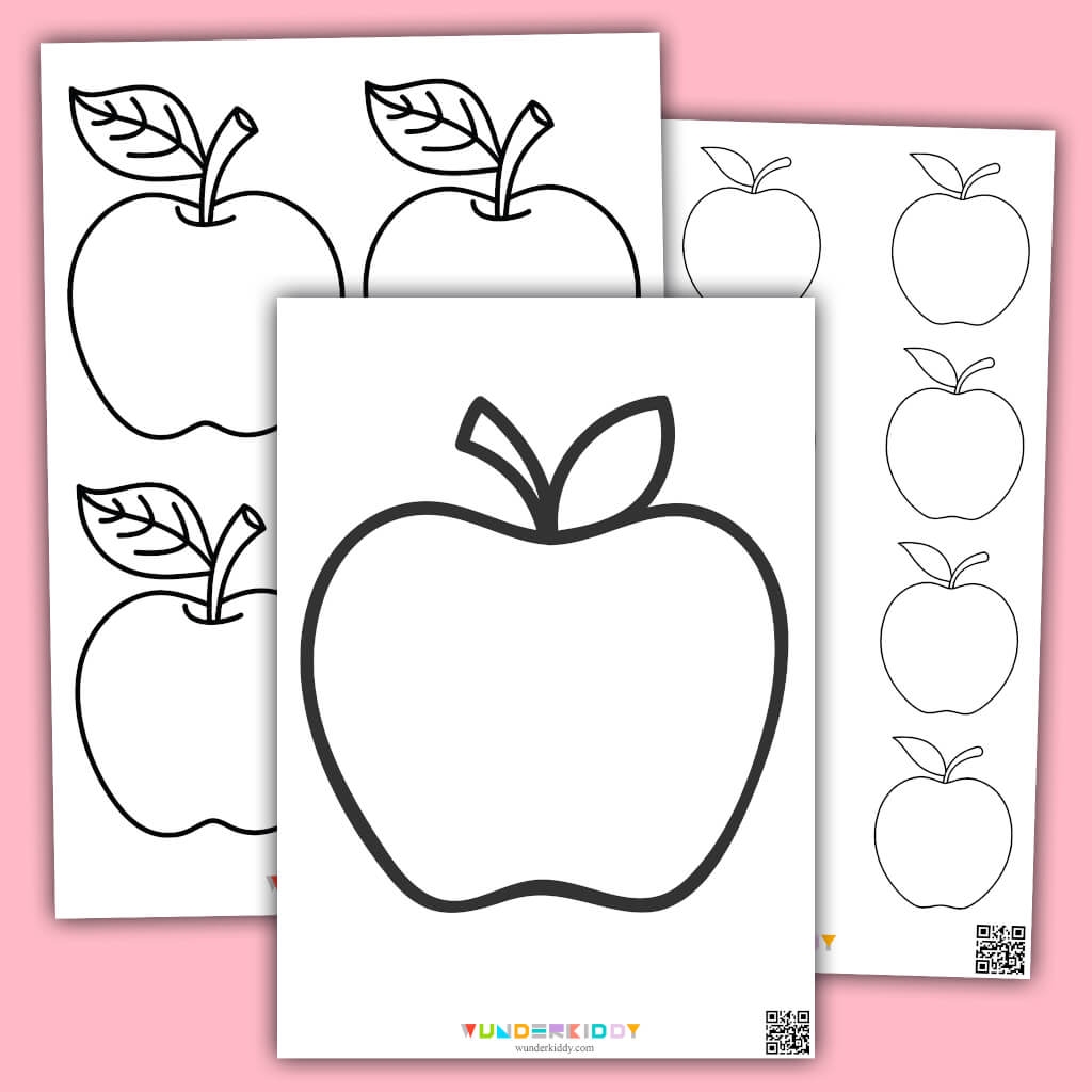 Printable Apple Outline