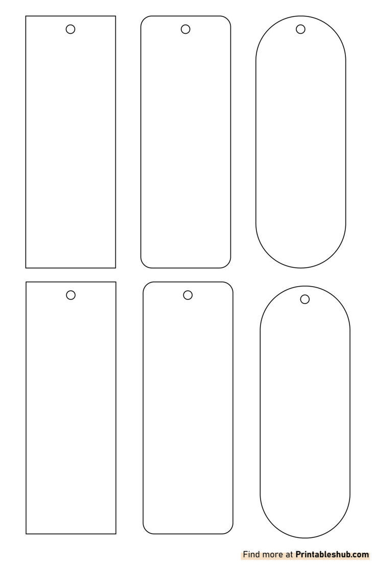 Free Printable Bookmarks Templates
