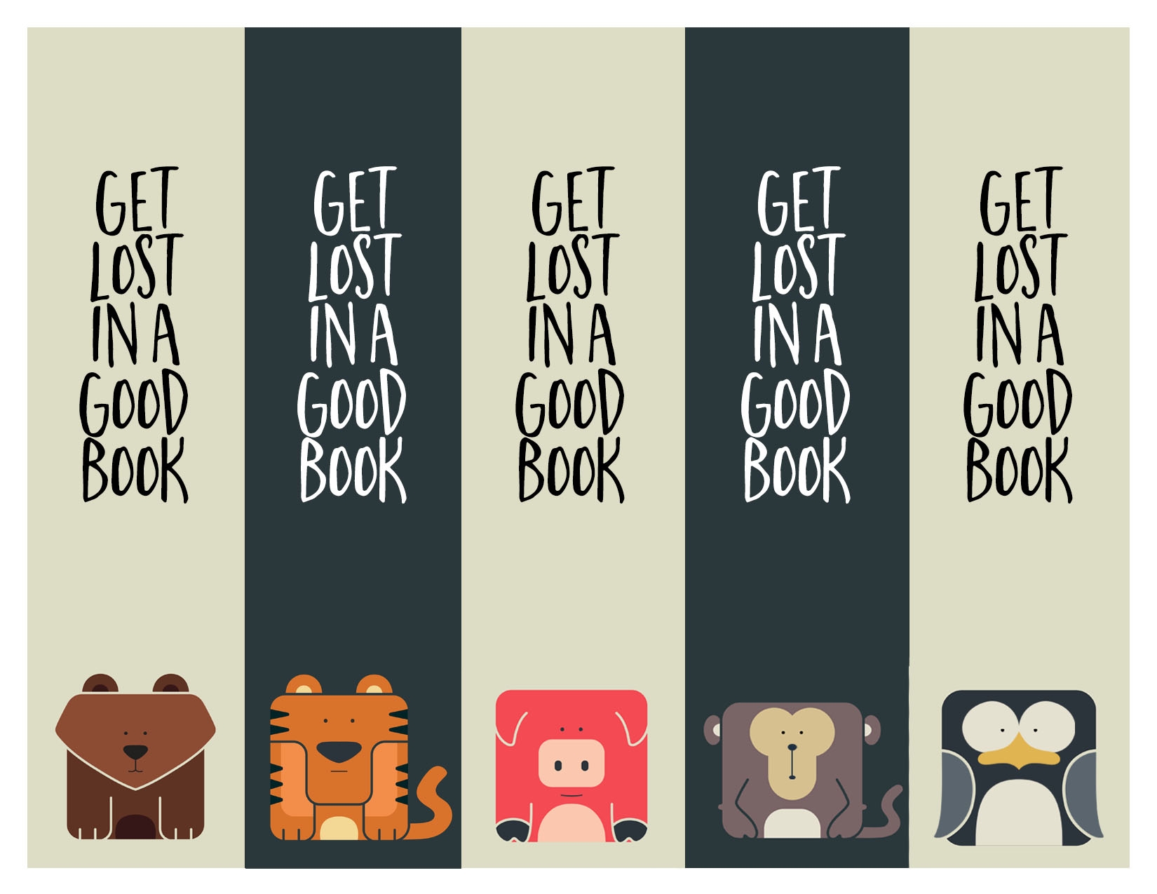 Free Bookmark Printables