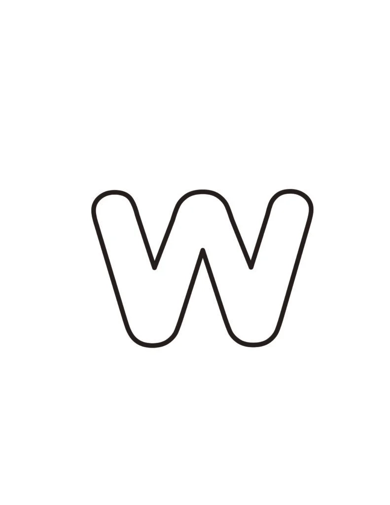 Letter W Printable