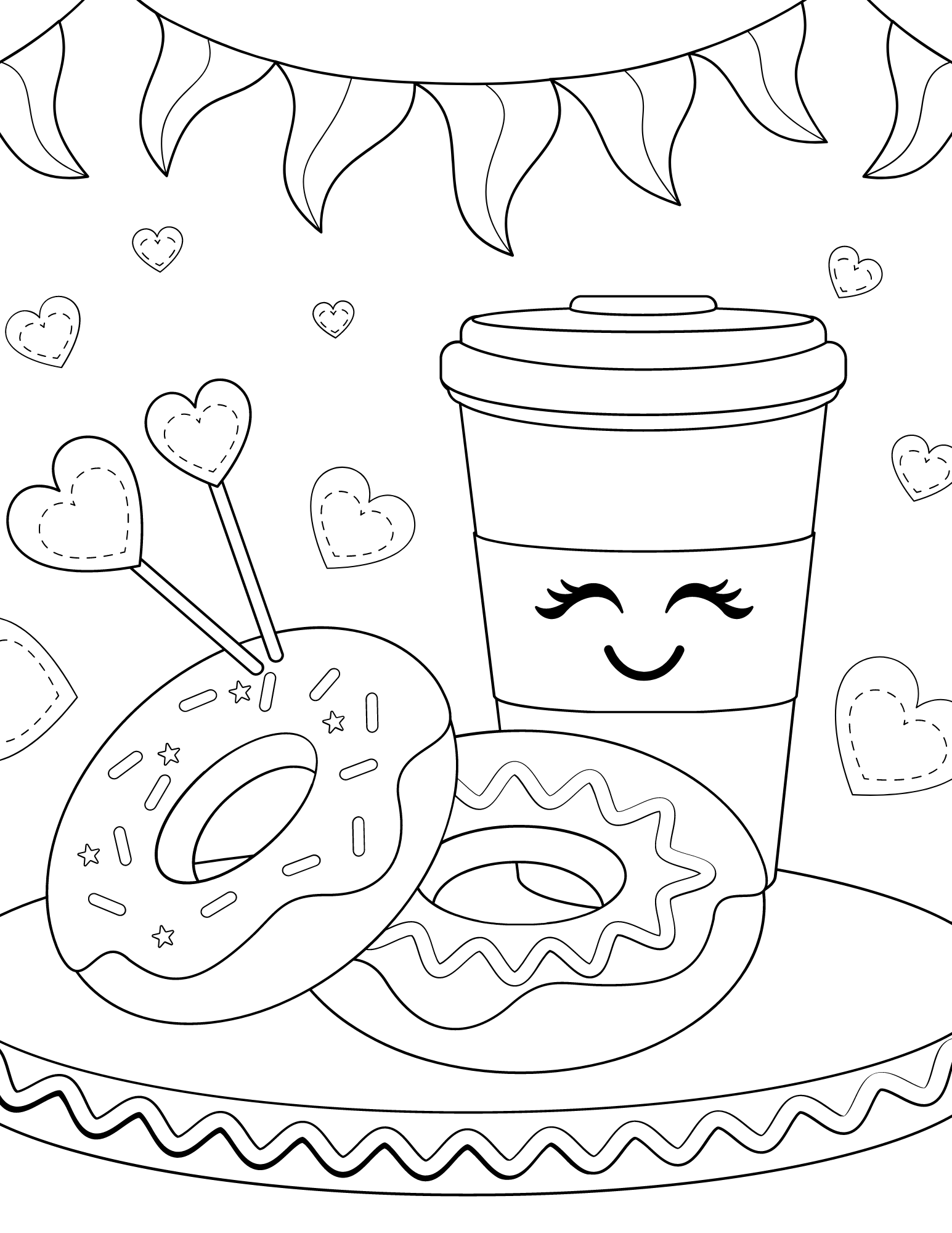 Kawaii Coloring Pages Printable