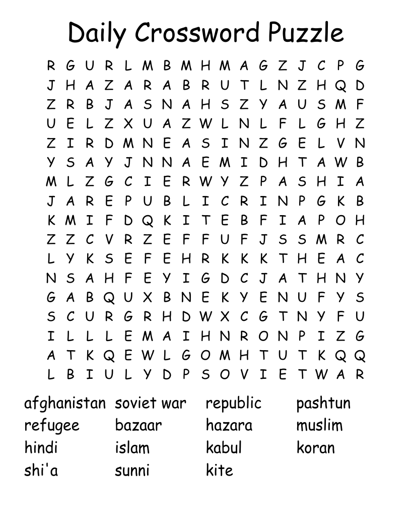 Free Printable Daily Puzzles Download Free Printable Daily 