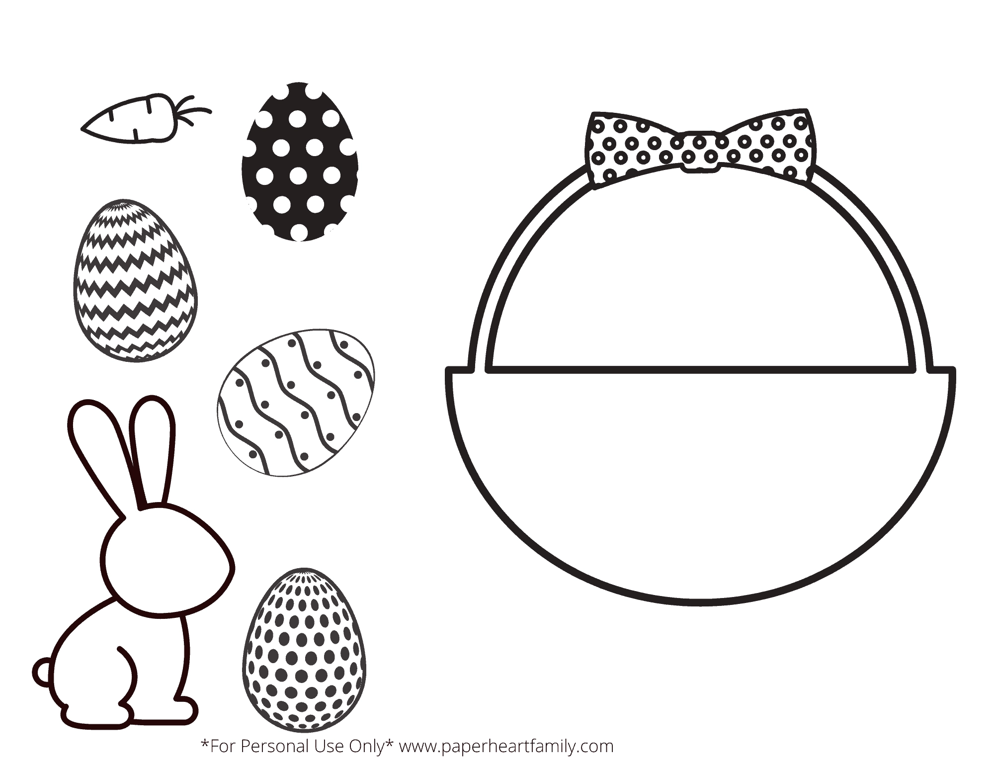 Free Printable Easter Craft For Kids Simply Print Cut Color And 
