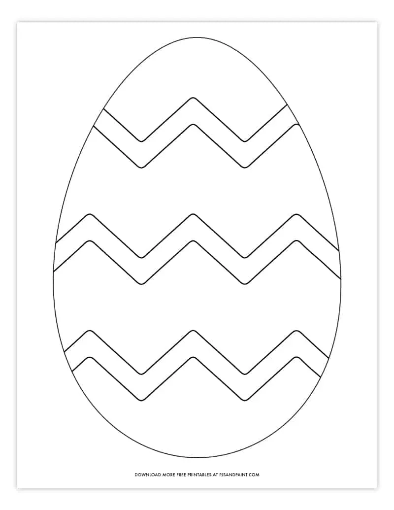 Easter Egg Printable