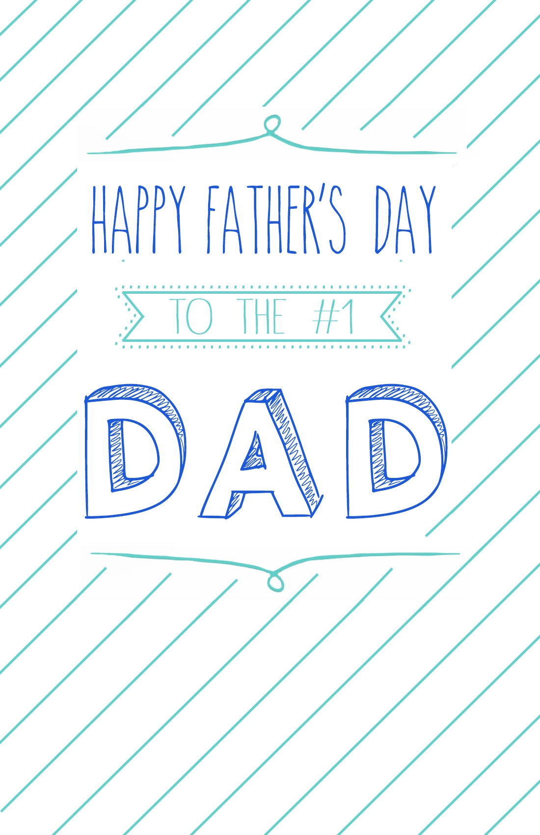 Fathers Day Card Printable Free