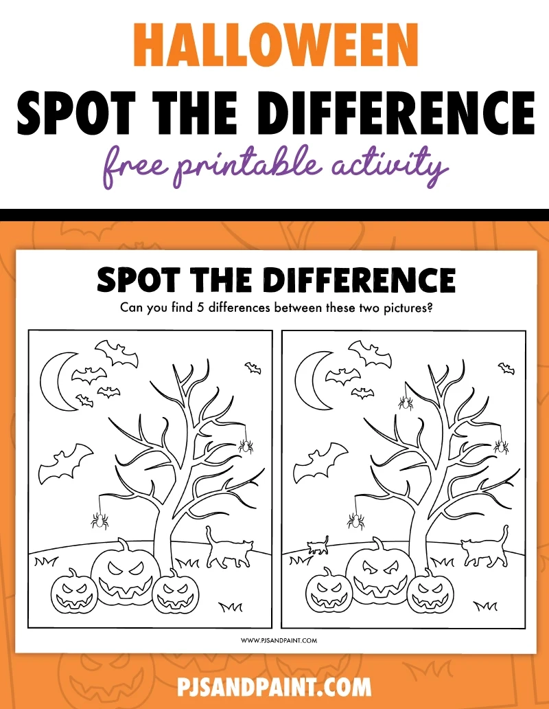 Spot The Difference Printable