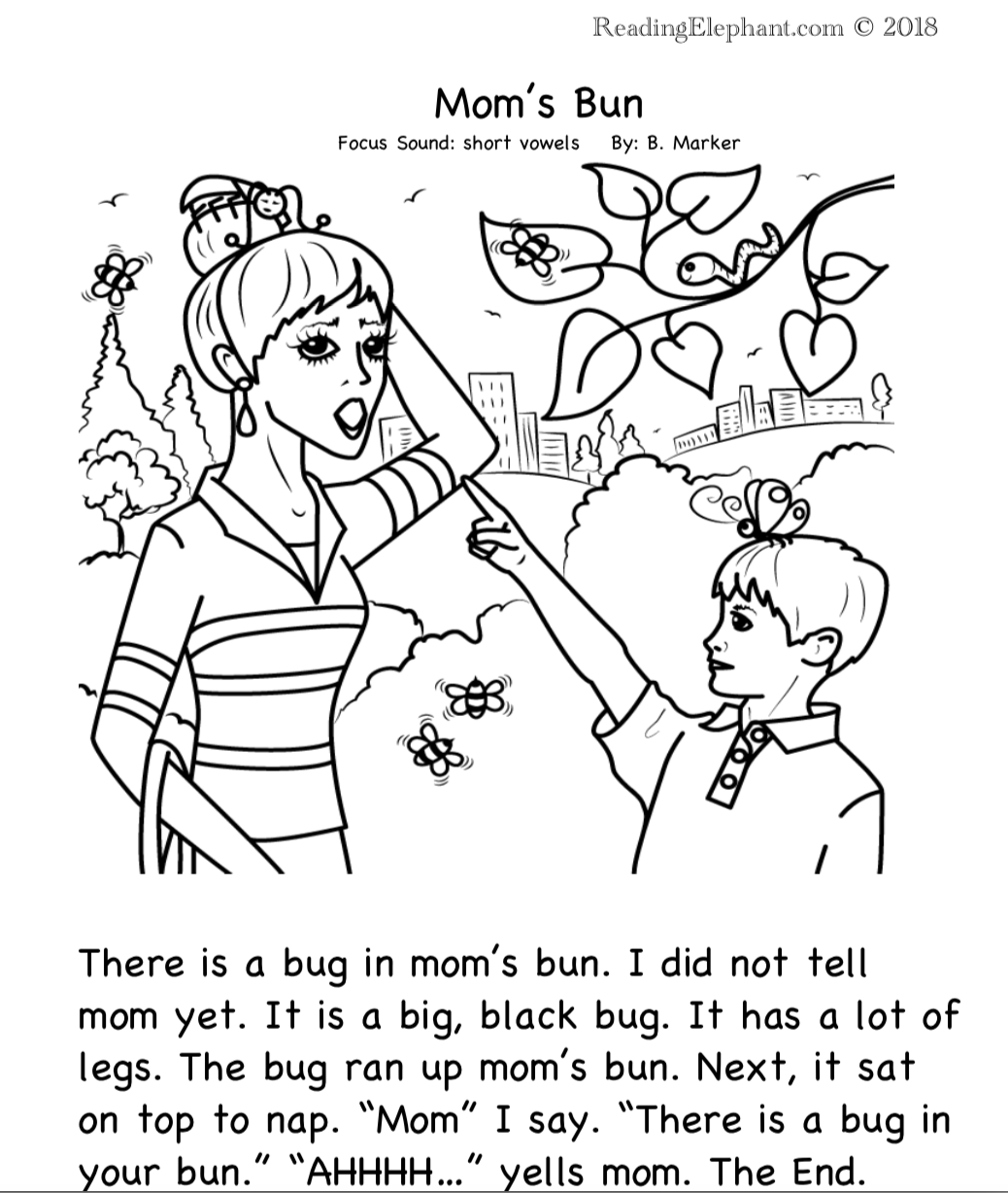 FREE Printable Kindergarten Level Books Ben Dug amp Mom 39 s Bun 
