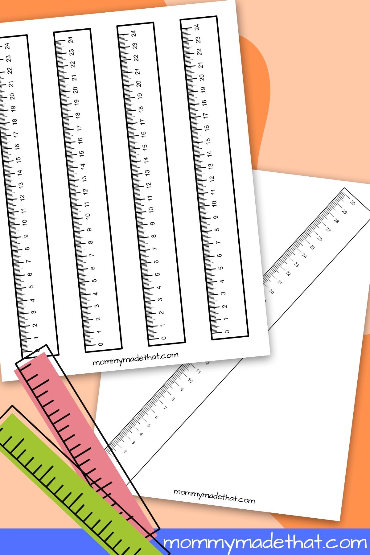 Printable Paper Ruler