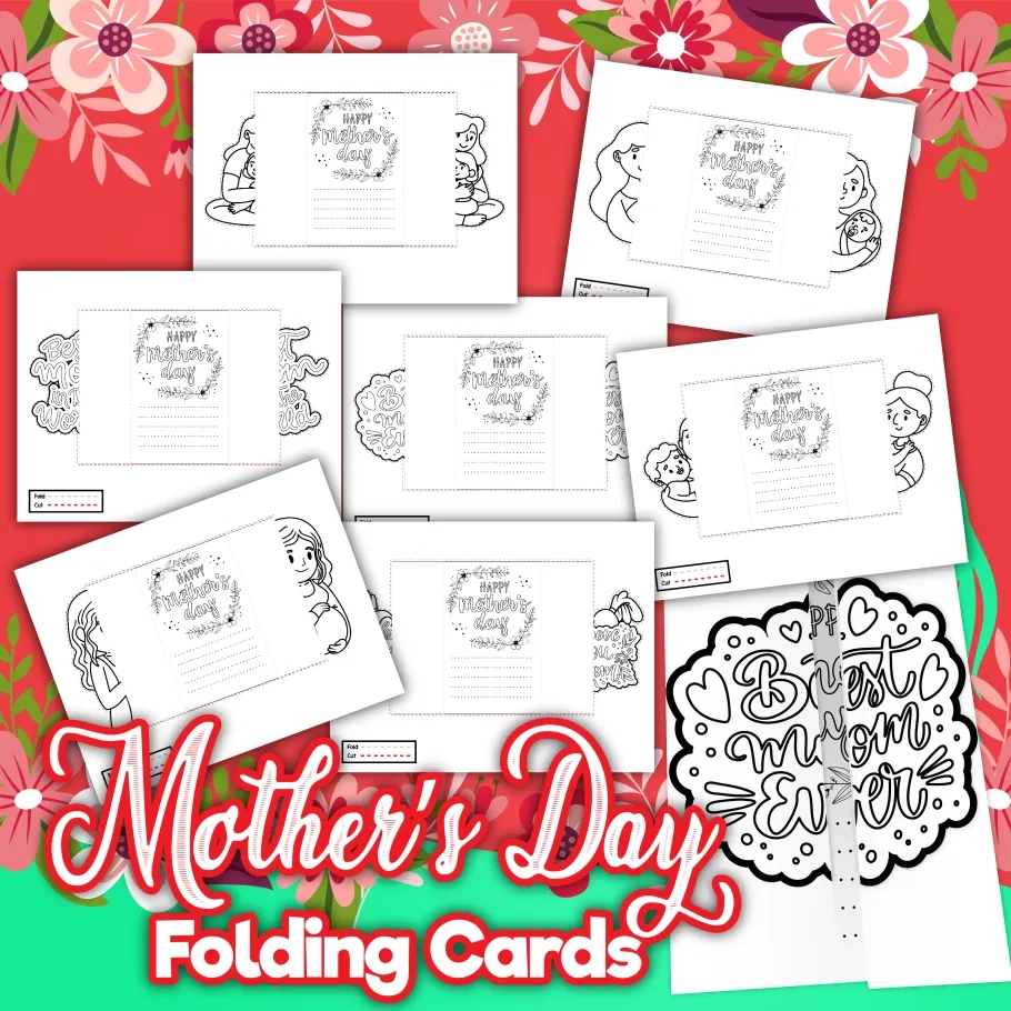 Free Printable Mother s Day Cards Foldable Cards In The Playroom