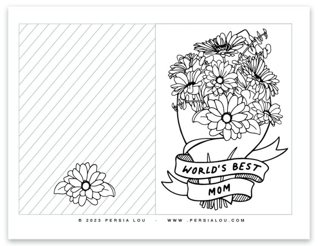 Mothers Day Card Printable Pdf