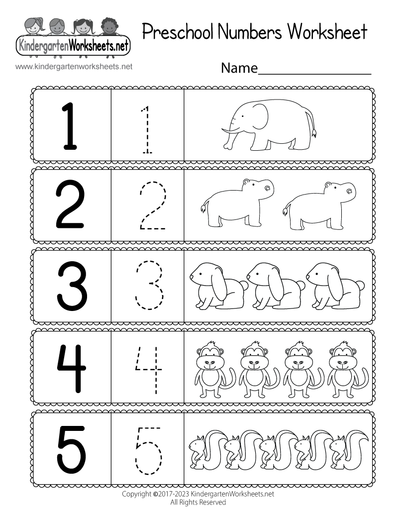 Printables Of Numbers