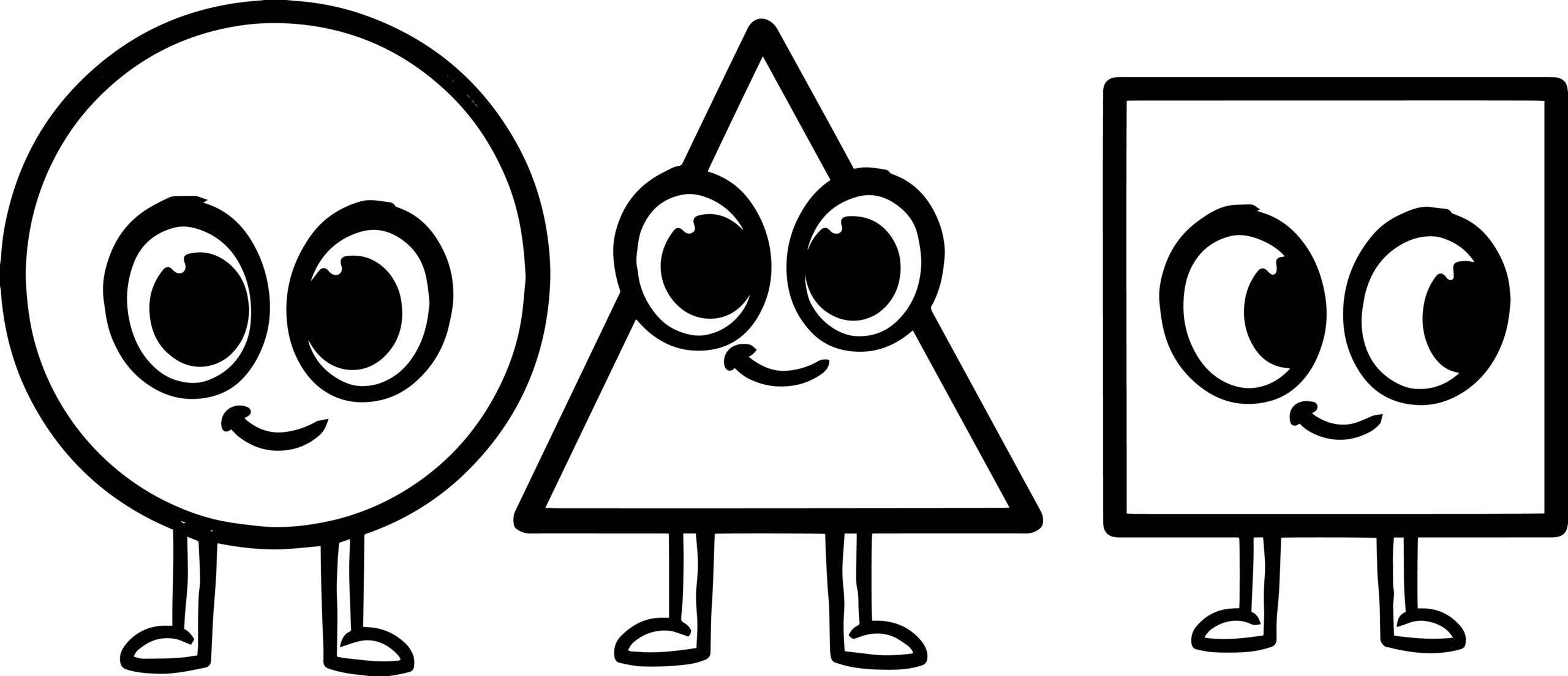 Printable Coloring Pages Shapes