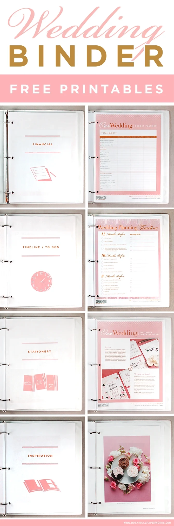 Free Wedding Planner Printables Pdf