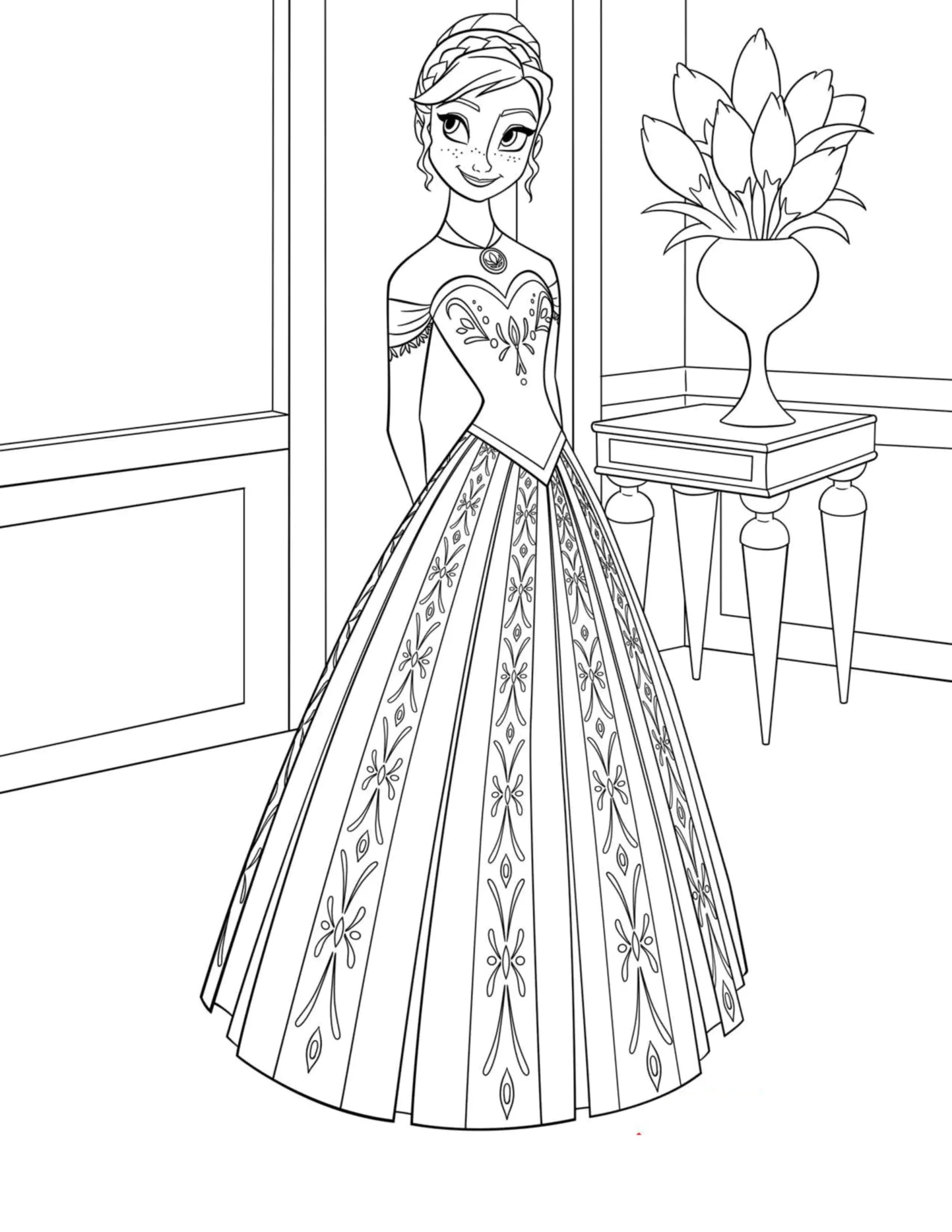Free Printable Frozen Coloring Pages