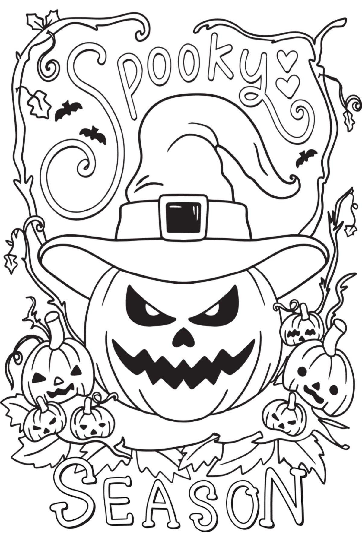 Halloween Color Printables