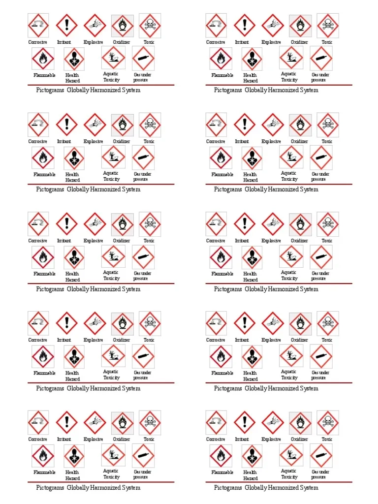 GHS Pictograms PDF
