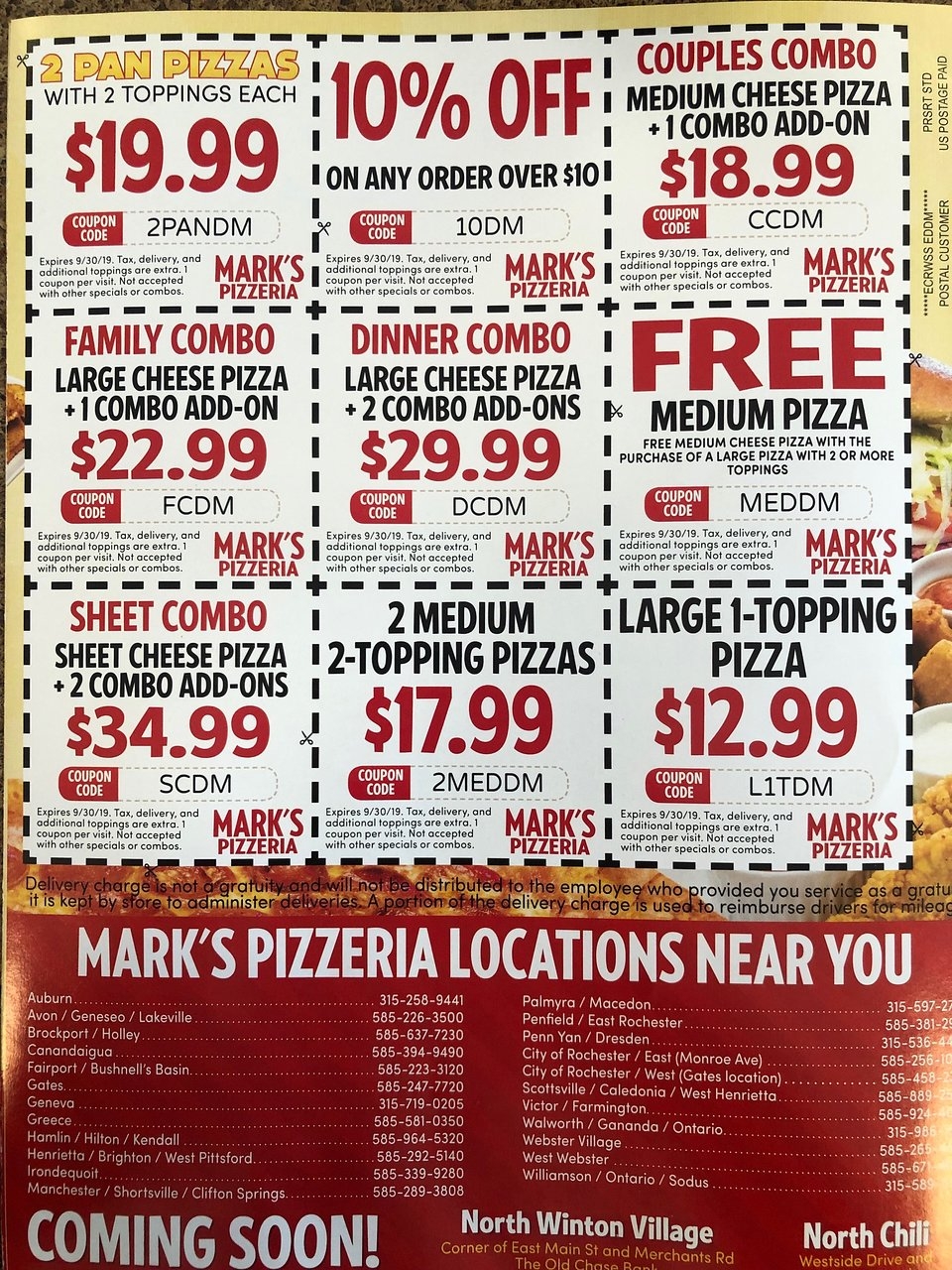 Great Pizza amp Service Picture Of Marks Pizzeria Palmyra 