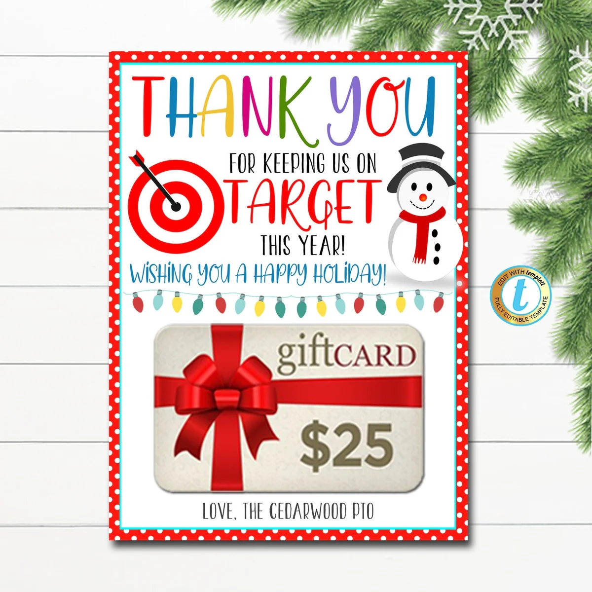 Target Printable Gift Card