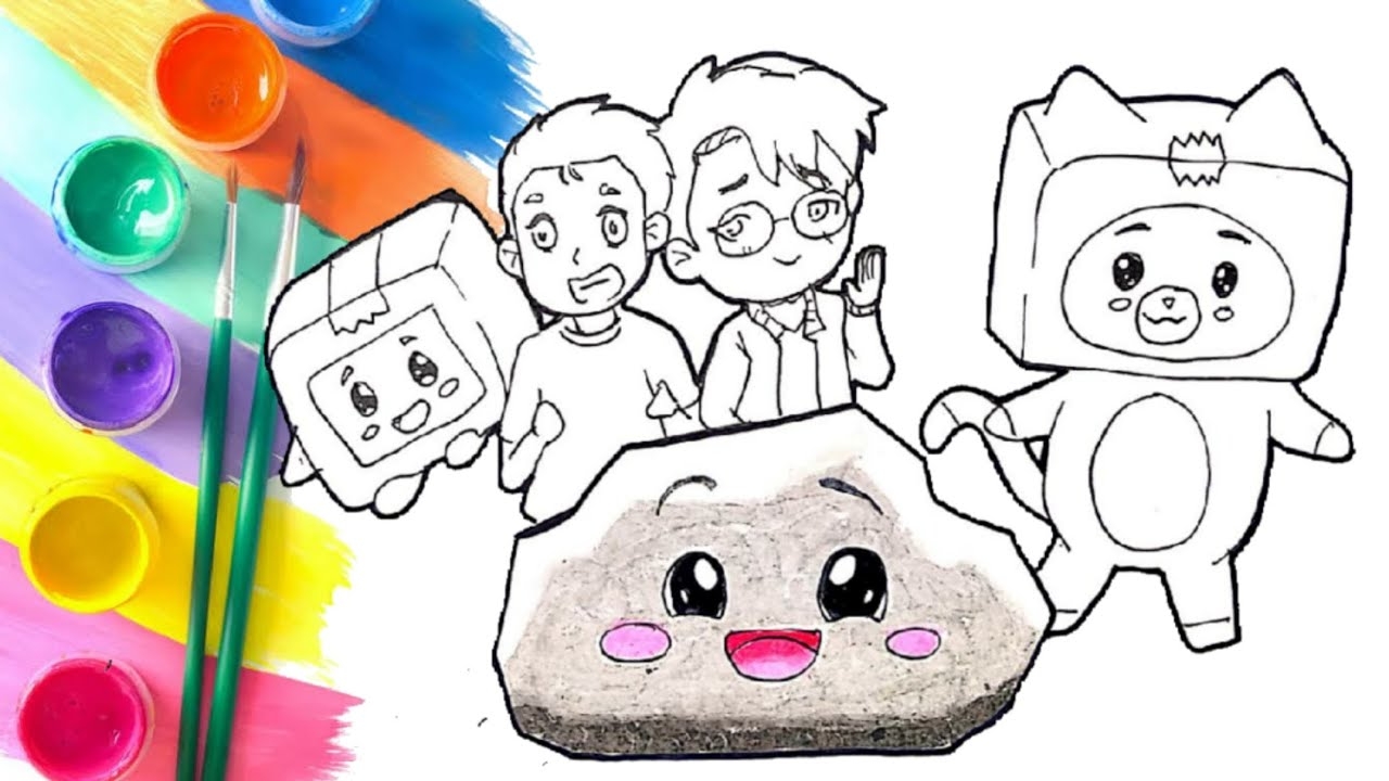 How To Draw Lankybox For Kids