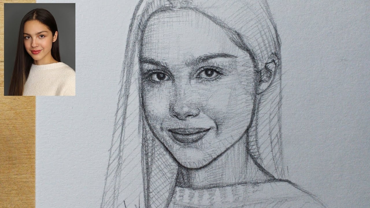 How To Draw Olivia Rodrigo Step By Step Loomis Method Drawing
