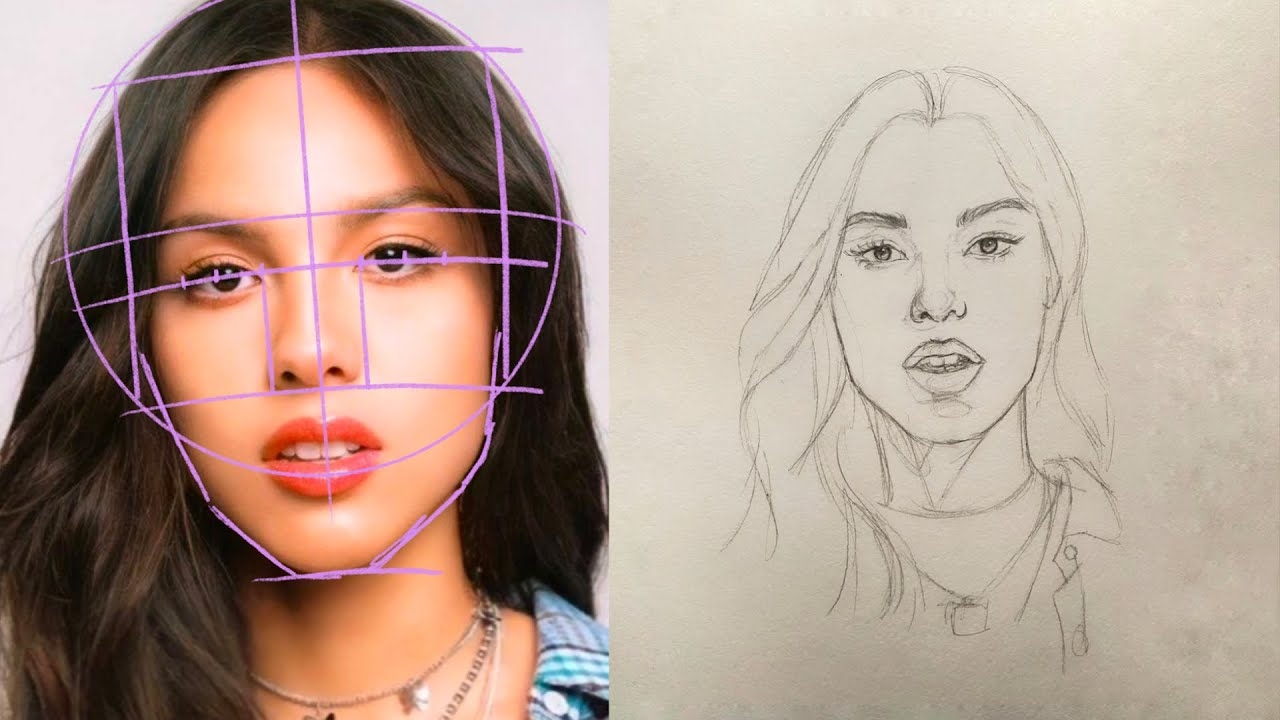 How To Draw Olivia Rodrigo step By Step Tutorial 