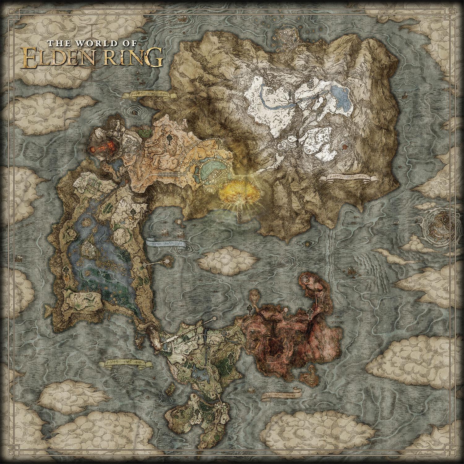 I Made A 24x24 Print ready Version Of The Elden Ring Map link And 