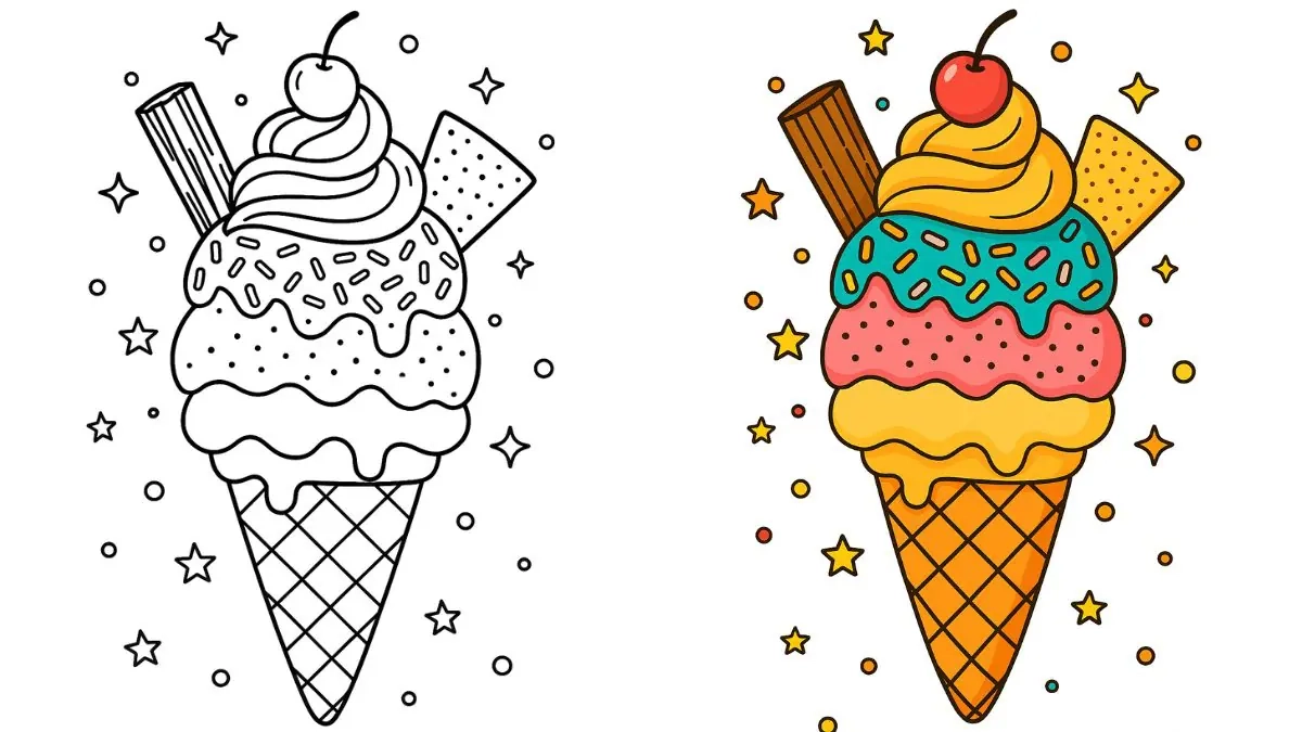 Ice Cream Coloring Pages 52 Free Printable PDFs 