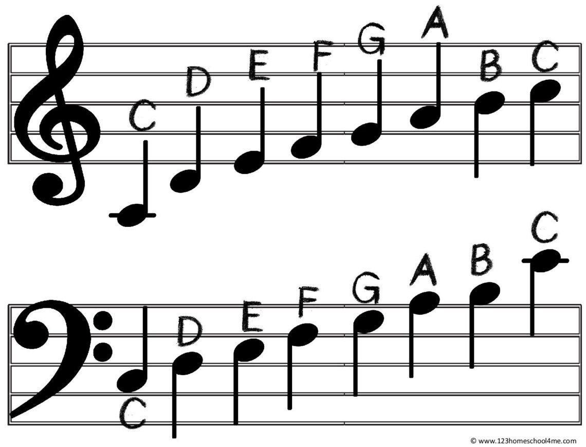 Music Notes Printable