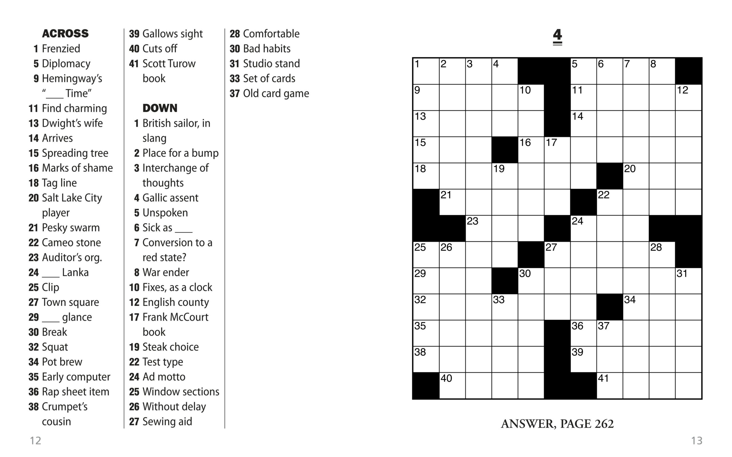 Thomas Joseph Crossword Puzzles Printable Free