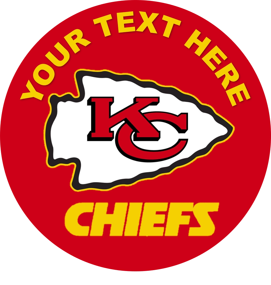 Kansas City Chiefs Edible Image Cake Topper Choco House