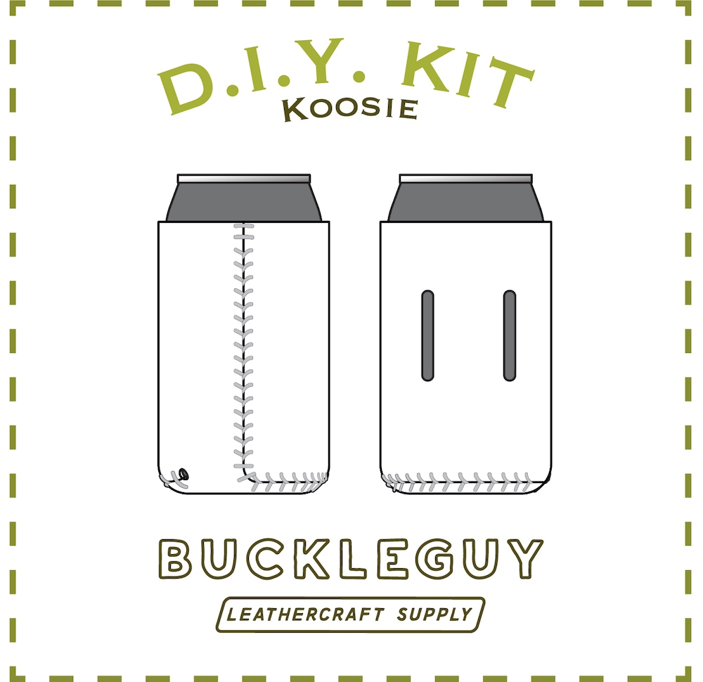 Koosie Leather Pattern PDF Template Buckleguy